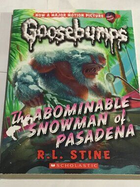 The Abominable Snowman of Pasadena Classic Goosebumps #27 R L Stine Book
